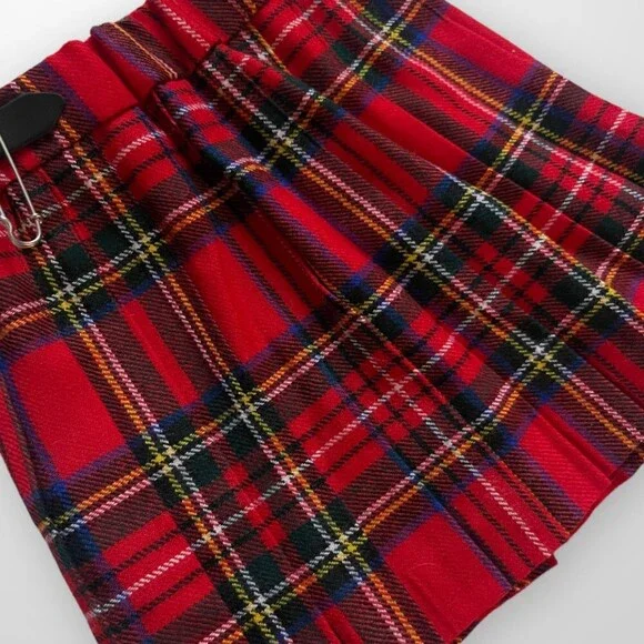 Authentic Girl’s Wool Plaid Scottish Tartan Kilt Size 2 - Picture 8 of 8